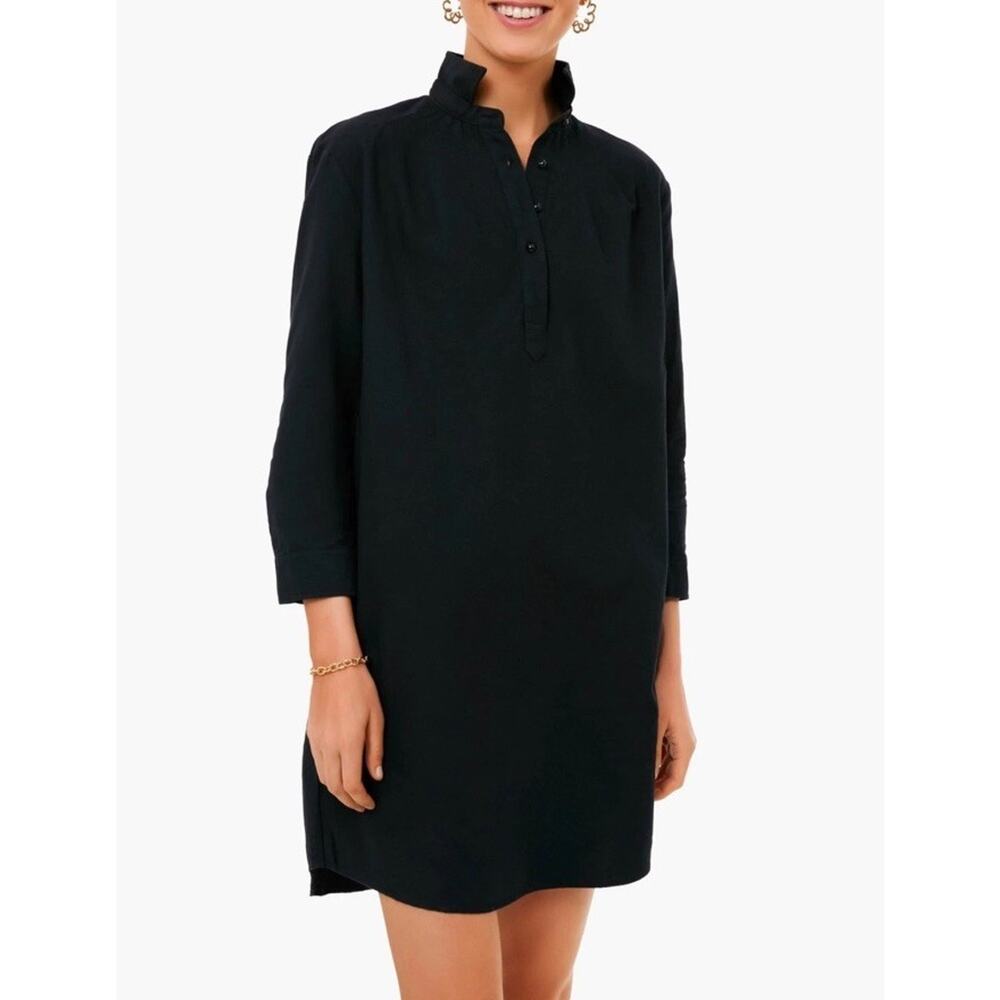 Pomander Place Tuckernuck Black Polly Dress Size Small S Boxy Shift Mini
